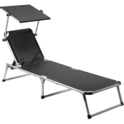 3-Beinliege Alu Schwarz