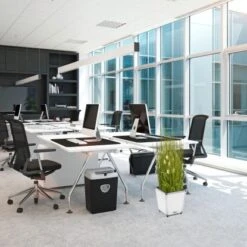 Amare Blumentopf Pur Fiberglas Design 26 Cm X 26 Cm X 27 Cm Weiß -Garten & Außenbereich 4251083908097 4655 7