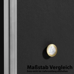 Amare Blumentopf Pur Fiberglas Design 28 Cm X 28 Cm X 61 Cm Schwarz -Garten & Außenbereich 4251083908202 4655 5