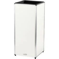 Amare Blumentopf Pur Fiberglas Design 33 Cm X 33 Cm X 76 Cm Weiß