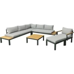 Gartenfreude Aluminium-Lounge Ambience Zwei- U. Dreisitzer Tisch Uvm. DG