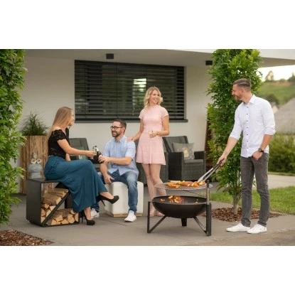 Westmann Premium Grill Feuerstelle Inkl. Grillrost Ø 70 Cm X 75 Cm Schwarz 7 Westmann Premium Grill Feuerstelle Inkl. Grillrost Ø 70 Cm X 75 Cm Schwarz – Bild 5