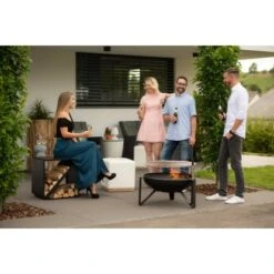 Westmann Premium Grill Feuerstelle Inkl. Grillrost Ø 70 Cm X 75 Cm Schwarz 19 Westmann Premium Grill Feuerstelle Inkl. Grillrost Ø 70 Cm X 75 Cm Schwarz -Garten & Außenbereich 4260280773407 1741 AB 06