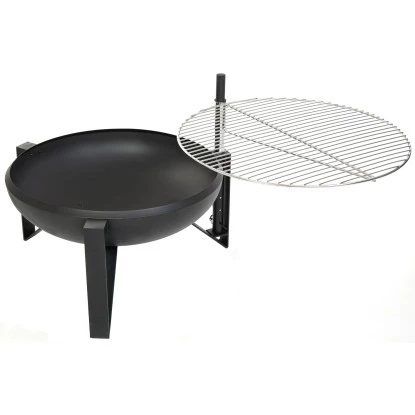 Westmann Premium Grill Feuerstelle Inkl. Grillrost Ø 70 Cm X 75 Cm Schwarz 4 Westmann Premium Grill Feuerstelle Inkl. Grillrost Ø 70 Cm X 75 Cm Schwarz – Bild 2