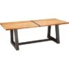 Gartentisch Campione 220 X 100 Cm Anthrazit/Teakholz FSC® -Garten & Außenbereich 473695 3271 59