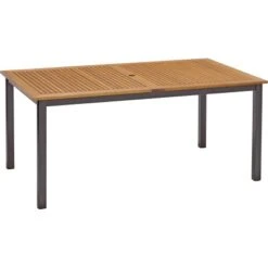 Gartentisch Bonlee Rechteckig FSC®-Holz Braun 166 Cm X 90 Cm -Garten & Außenbereich 48124986646 KAT01 020818 L