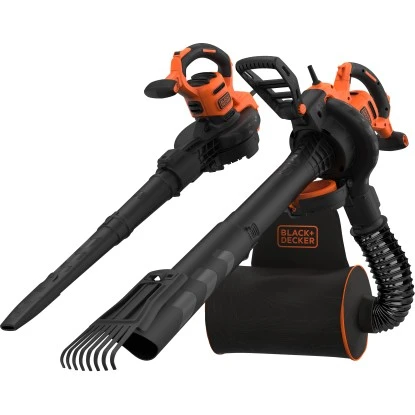 Black & Decker Black+Decker 3-in-1 Elektro-Laubsauger Und Bläser BEBLV301 3.000 W 3 Black & Decker Black+Decker 3-in-1 Elektro-Laubsauger Und Bläser BEBLV301 3.000 W