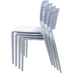 Veba Stapelstuhl Webb Weiß -Garten & Außenbereich 520279 11006600 3