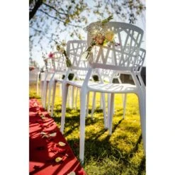 Veba Stapelstuhl Webb Weiß -Garten & Außenbereich 520279 11006600 4