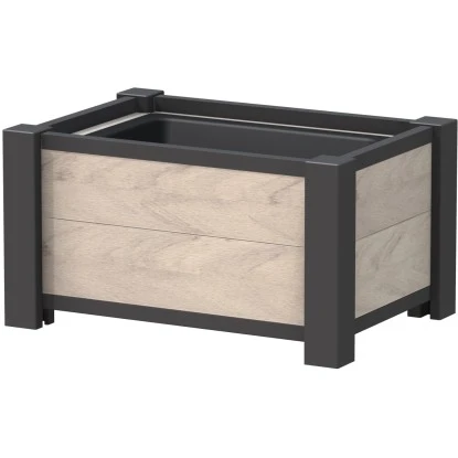 WPC Pflanzkasten 72 Cm X 52 Cm X 40 Cm Sand 3 WPC Pflanzkasten 72 Cm X 52 Cm X 40 Cm Sand