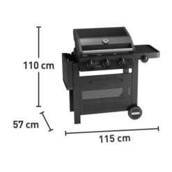 Gasgrill Vancouver Mit 3 Brennern Und Seitenkocher -Garten & Außenbereich 557040 3299 6