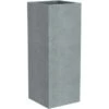 Scheurich Pflanzgefäß C-Cube High Ø 26 Cm Stony Grey -Garten & Außenbereich 6044762 4357 240 70 1