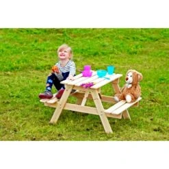 Timbela Kindersitzgarnitur Holz M012-1 Klein 12 Timbela Kindersitzgarnitur Holz M012-1 Klein -Garten & Außenbereich 60827950648 11023400 AB 05