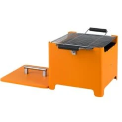 Tepro Holzkohlegrill Chill & Grill Cube Orange 31,5 X 31,5 Cm -Garten & Außenbereich 660793 2400 Cube 06