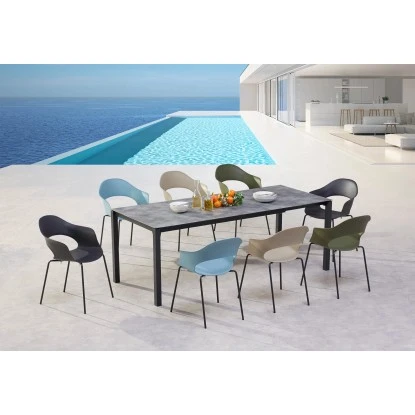 Best Stapelsessel Luna 56 Cm X 58 Cm 78 Cm Anthrazit/Natur 5 Best Stapelsessel Luna 56 Cm X 58 Cm 78 Cm Anthrazit/Natur – Bild 3