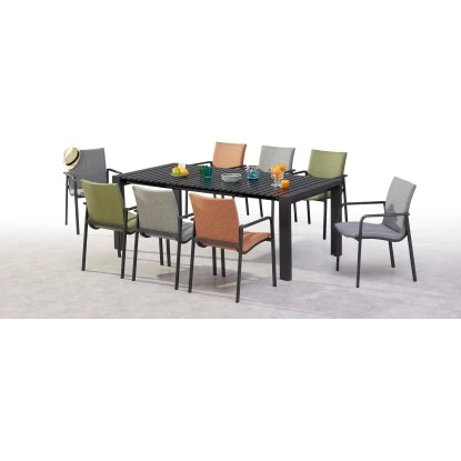 Best Dining-Sessel Positano 57 Cm X 63 Cm X 86 Cm Anthrazit/Grün 5 Best Dining-Sessel Positano 57 Cm X 63 Cm X 86 Cm Anthrazit/Grün – Bild 3