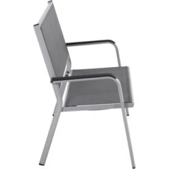 Siena Garden Bank Tesoro 2-Sitzer Alu 68 Cm X 138,5 Cm X 97 Cm Silber -Garten & Außenbereich 720602 1346 06