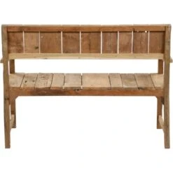 Siena Garden Bank Loreo 2-Sitzer Teak 124 Cm X 60 Cm X 90 Cm Natur -Garten & Außenbereich 720825 1346 04