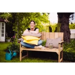 Siena Garden Bank Loreo 2-Sitzer Teak 124 Cm X 60 Cm X 90 Cm Natur -Garten & Außenbereich 720825 1346 08