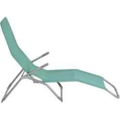 Gardamo Bäderliege 140 Cm X 61 Cm X 96 Cm Silber-Mint -Garten & Außenbereich 721004 1346 05