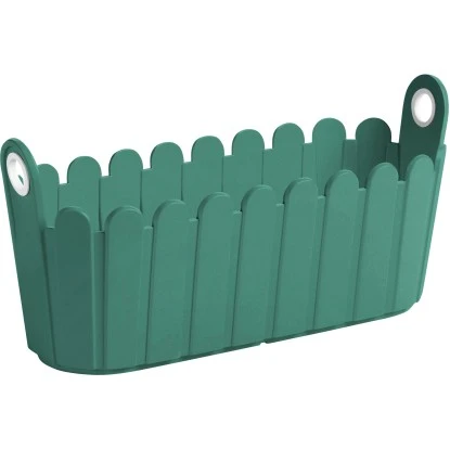 Emsa Jardiniere Landhaus 39 Cm X 15 Cm X 19 Cm Türkisgrün 3 Emsa Jardiniere Landhaus 39 Cm X 15 Cm X 19 Cm Türkisgrün