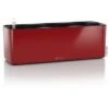 Lechuza Pflanzgefäß Cube Glossy Triple Scarlet Rot Highgloss 40 Cm X 14 Cm -Garten & Außenbereich 754139 4186 1