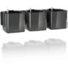 Lechuza Pflanzgefäße Green Wall Home Kit Glossy Set Anthrazit Highgloss -Garten & Außenbereich 754140 4186 1