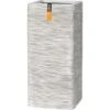Capi Pflanzsäule Nature Outdoor Rechteckig Riffel I 26 Cm X 26 Cm X 58 Cm Elfenb -Garten & Außenbereich 777473 4091 1