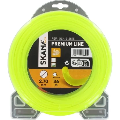 Skana Premium-Mähfaden Rundprofil Ø 2,7 Mm X 36 M Gelb 3 Skana Premium-Mähfaden Rundprofil Ø 2,7 Mm X 36 M Gelb