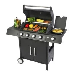 El Fuego Gasgrill San Angelo 4+1 Brenner Ca. 119,5 X 110,5 X 53 Cm -Garten & Außenbereich 8264111 2240 1
