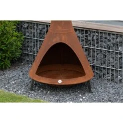 Westmann Feuerstelle Inkl. Rauchablass Rost -Garten & Außenbereich 8346561 1741 WMLG900R 05