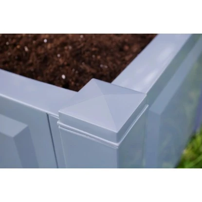 KHW Pflanzkasten Groß M. Zentralspalier 2-tlg. Grau 140 Cm X 100 Cm X 43 Cm 4 KHW Pflanzkasten Groß M. Zentralspalier 2-tlg. Grau 140 Cm X 100 Cm X 43 Cm – Bild 2