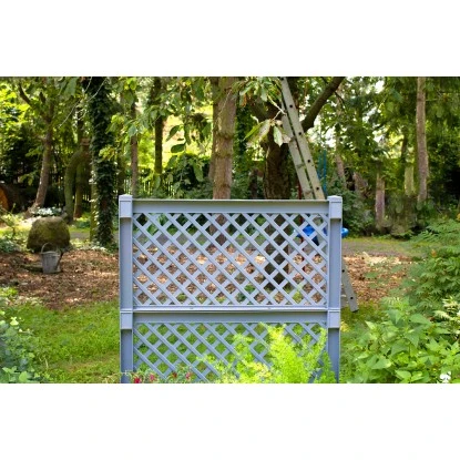 KHW Pflanzkasten Groß M. Zentralspalier 2-tlg. Grau 140 Cm X 100 Cm X 43 Cm 6 KHW Pflanzkasten Groß M. Zentralspalier 2-tlg. Grau 140 Cm X 100 Cm X 43 Cm – Bild 4