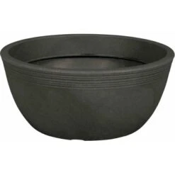 Siena Garden Pflanzschale Malaga Anthrazit Ø 38cm X 17 Cm