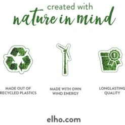 Elho Übertopf Greenville 18,5 Cm X 69 Cm Living Schwarz 15 Elho Übertopf Greenville 18,5 Cm X 69 Cm Living Schwarz -Garten & Außenbereich 8711904357702 4667 05