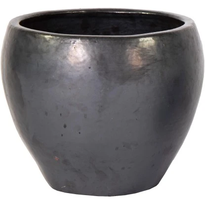M Collections Pflanztopf Belly Falling Glazed 28 Cm X 28 Cm Schwarz Matt 3 M Collections Pflanztopf Belly Falling Glazed 28 Cm X 28 Cm Schwarz Matt
