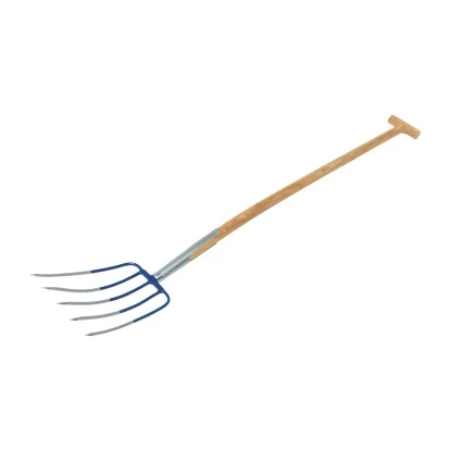LUX Laub- Und Kompostgabel 5 Rundzinken Mit Eschen-T-Stiel 3 LUX Laub- Und Kompostgabel 5 Rundzinken Mit Eschen-T-Stiel