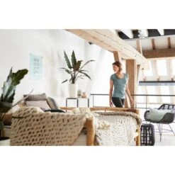 Elho Blumentopf Brussels Diamond Rund Hoch Ø 32 Weiß -Garten & Außenbereich 9345257 4667 4