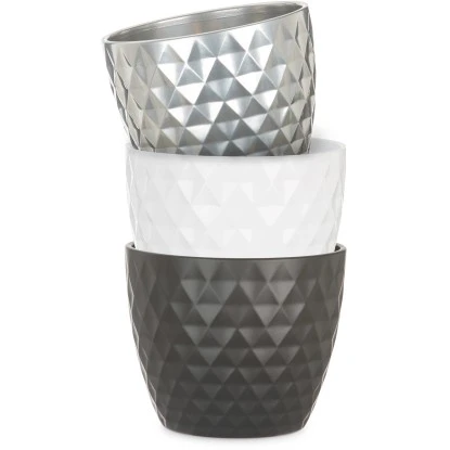 Scheurich Übertopf 832 Ø 18 Cm X 15 Cm Mirror Silver 4 Scheurich Übertopf 832 Ø 18 Cm X 15 Cm Mirror Silver – Bild 2