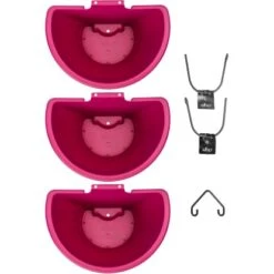 Elho Geländertopf Corsica 24 Cm 3er-Set Kirschrot -Garten & Außenbereich 9545401 3