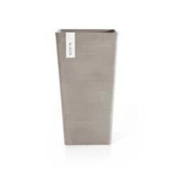 Ecopots Pflanztopf Rotterdam Halbhoch Braungrau 31 Cm X 56 Cm