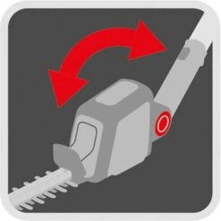 Wolf-Garten Wolf Garten Akku-Heckenschere Aufsatz HT 40 EM E-multi-star® -Garten & Außenbereich T40eM HeckenschereWinkel 8