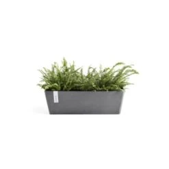Ecopots Pflanztopf Bruges Grau 45 Cm X 17 Cm 6 Ecopots Pflanztopf Bruges Grau 45 Cm X 17 Cm -Garten & Außenbereich ges45WaterReservoirGrey 01