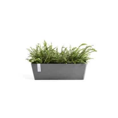 Ecopots Pflanztopf Bruges Grau 45 Cm X 17 Cm 4 Ecopots Pflanztopf Bruges Grau 45 Cm X 17 Cm – Bild 2
