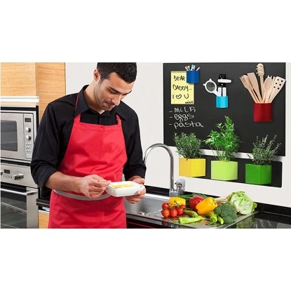 KalaMitica Kunststoffgefäß Mit Magnet Kasten 14 Cm X 7 Cm Blaugrün 4 KalaMitica Kunststoffgefäß Mit Magnet Kasten 14 Cm X 7 Cm Blaugrün – Bild 2