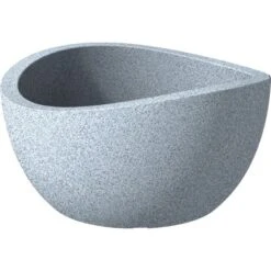 Scheurich Pflanzschale Wave Globe Bowl Ø 40 Cm Weiß Granit