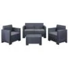 Gartenmöbelgruppe New Star 4-teilig Anthrazit 1 Gartenmöbelgruppe New Star 4-teilig Anthrazit -Garten & Außenbereich ppeNewStar4teiligAnthrazit